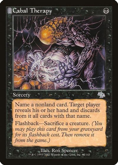 Cabal Therapy Judgment Magic card