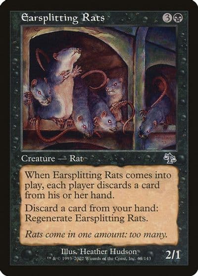 Earsplitting Rats Judgment Magic card