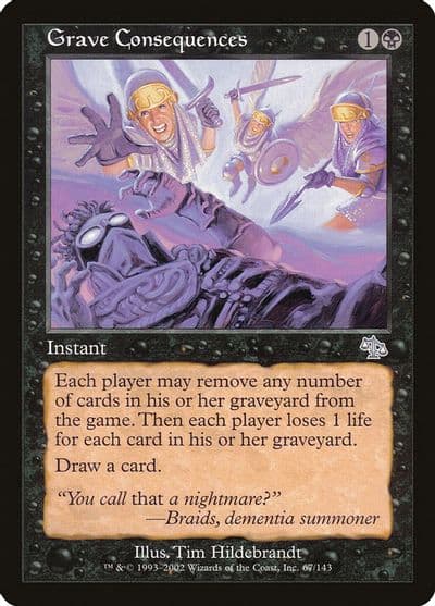 Grave Consequences Judgment Magic card