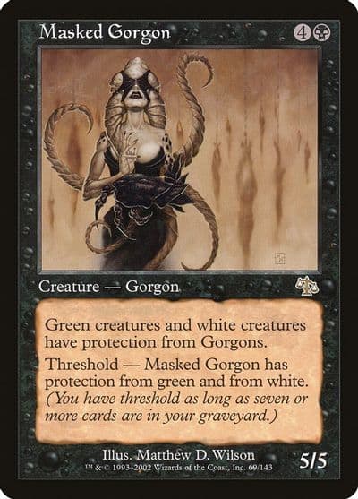 Masked Gorgon Judgment Magic card