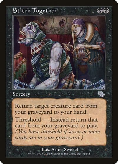 Stitch Together Judgment Magic card