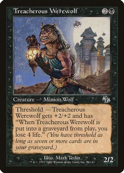 Treacherous Werewolf Judgment Magic card