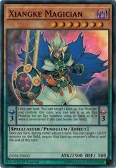 Xiangke Magician Clash of Rebellions Yu-Gi-Oh! card