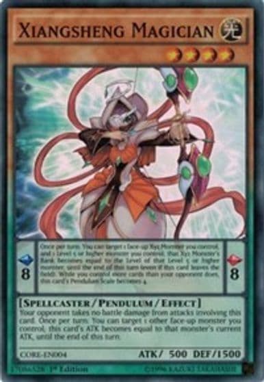 Xiangsheng Magician Clash of Rebellions Yu-Gi-Oh! card