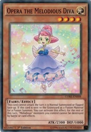 Opera the Melodious Diva Clash of Rebellions Yu-Gi-Oh! card