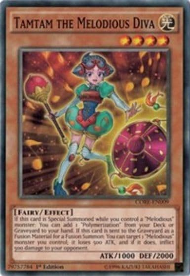 Tamtam the Melodious Diva Clash of Rebellions Yu-Gi-Oh! card