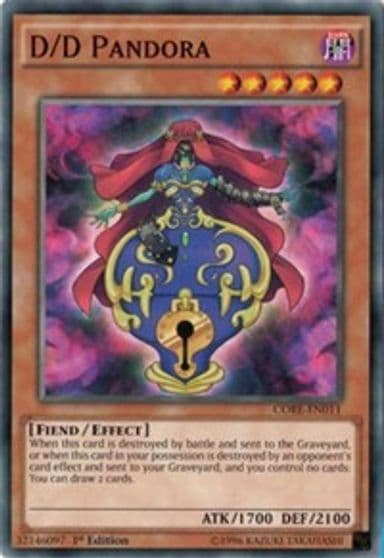 D D Pandora Clash of Rebellions Yu-Gi-Oh! card
