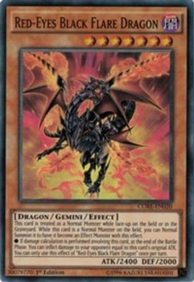 Red Eyes Black Flare Dragon Clash of Rebellions Yu-Gi-Oh! card
