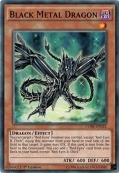 Black Metal Dragon Clash of Rebellions Yu-Gi-Oh! card