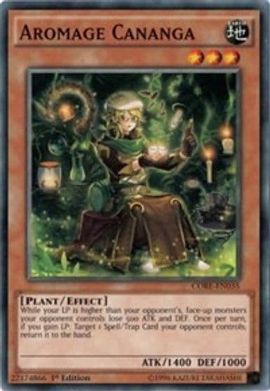 Aromage Cananga Clash of Rebellions Yu-Gi-Oh! card