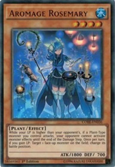 Aromage Rosemary Clash of Rebellions Yu-Gi-Oh! card