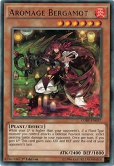 Aromage Bergamot Clash of Rebellions Yu-Gi-Oh! card