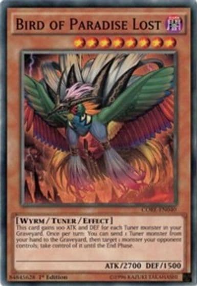 Bird of Paradise Lost Clash of Rebellions Yu-Gi-Oh! card