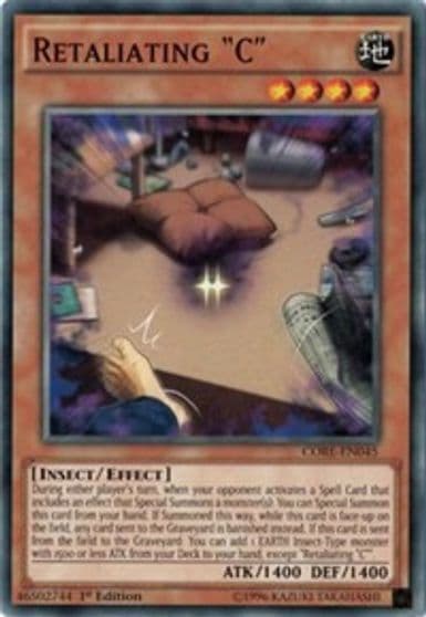 Retaliating C Clash of Rebellions Yu-Gi-Oh! card