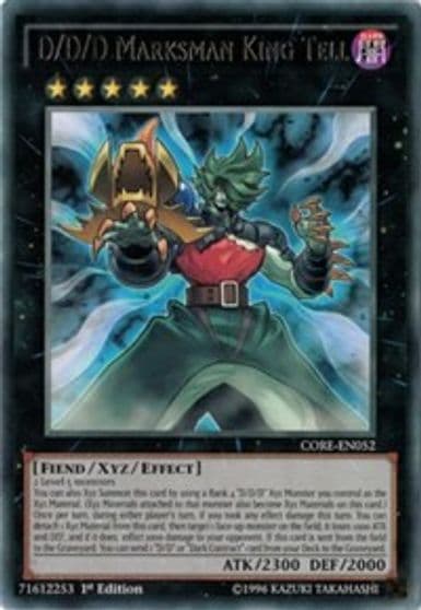 D D D Marksman King Tell Clash of Rebellions Yu-Gi-Oh! card