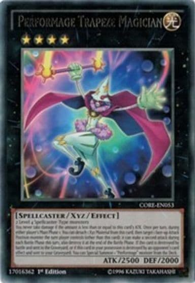 Performage Trapeze Magician Clash of Rebellions Yu-Gi-Oh! card