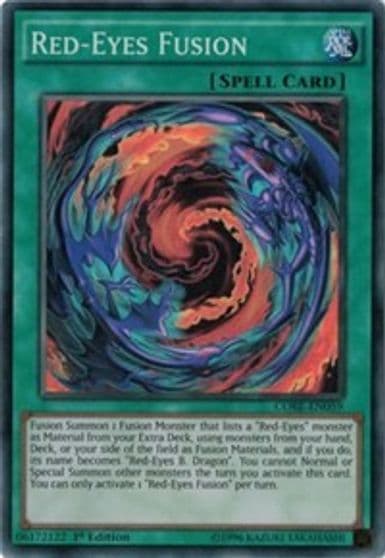 Red Eyes Fusion Clash of Rebellions Yu-Gi-Oh! card