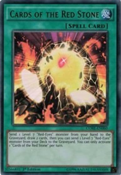 Cards of the Red Stone Clash of Rebellions Yu-Gi-Oh! card