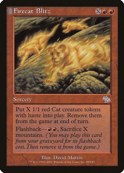 Firecat Blitz Judgment Magic card