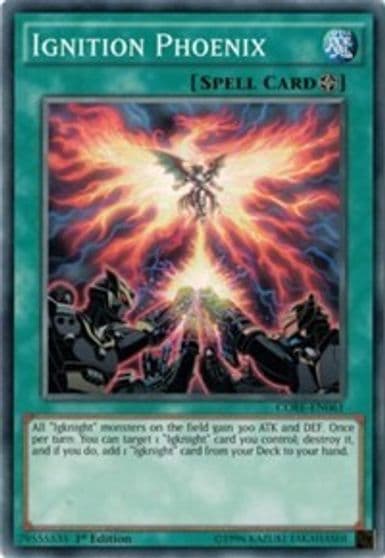 Ignition Phoenix Clash of Rebellions Yu-Gi-Oh! card