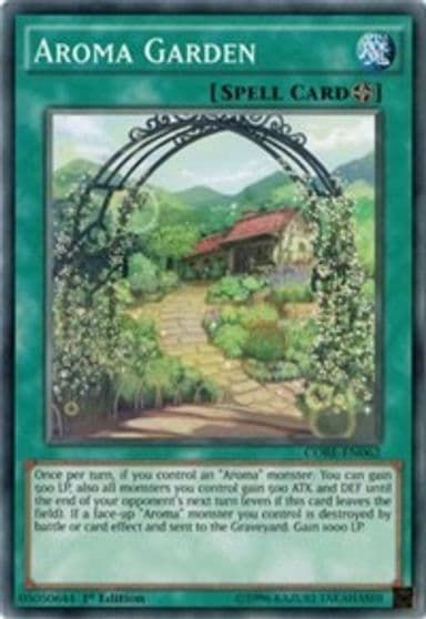 Aroma Garden Clash of Rebellions Yu-Gi-Oh! card