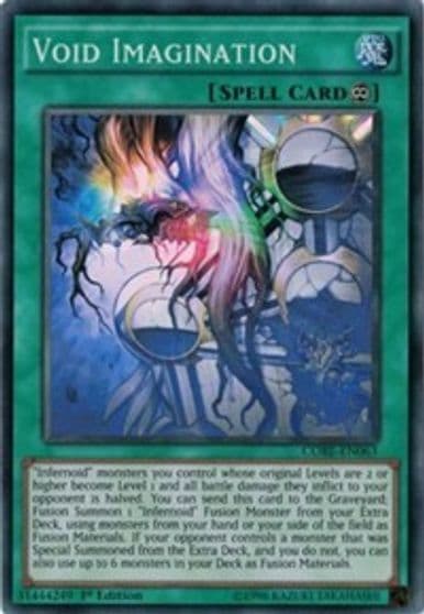 Void Imagination Clash of Rebellions Yu-Gi-Oh! card