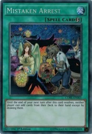 Mistaken Arrest Clash of Rebellions Yu-Gi-Oh! card