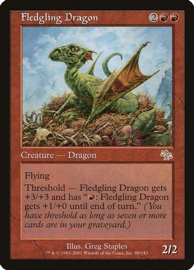 Fledgling Dragon Judgment Magic card