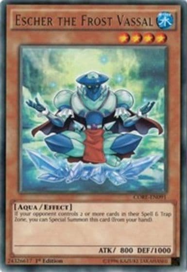Escher the Frost Vassal Clash of Rebellions Yu-Gi-Oh! card