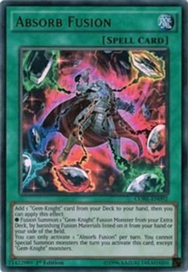 Absorb Fusion Clash of Rebellions Yu-Gi-Oh! card