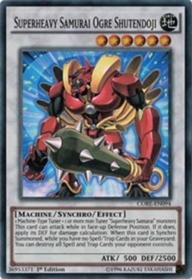 Superheavy Samurai Ogre Shutendoji Clash of Rebellions Yu-Gi-Oh! card