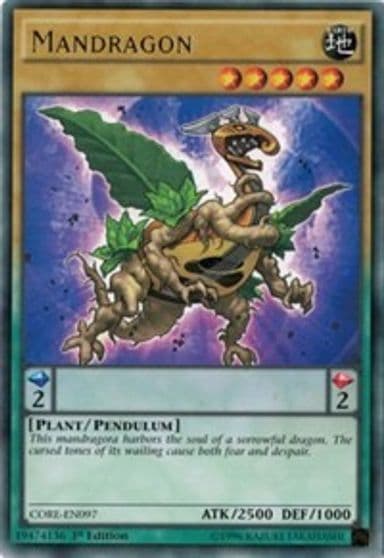 Mandragon Clash of Rebellions Yu-Gi-Oh! card