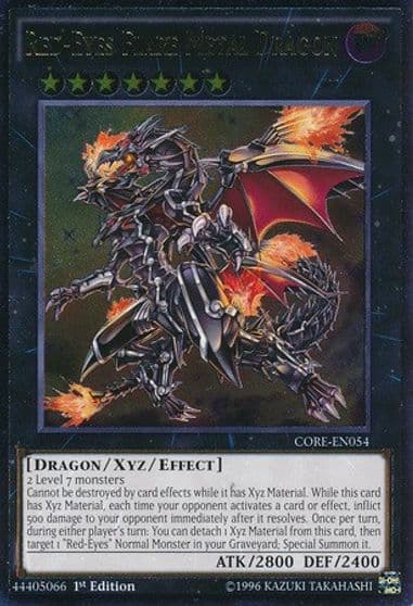 Red Eyes Flare Metal Dragon UTR Clash of Rebellions Yu-Gi-Oh! card