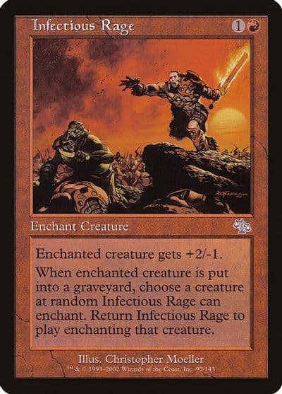 Infectious Rage Judgment Magic card