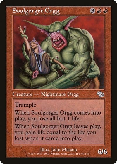 Soulgorger Orgg Judgment Magic card