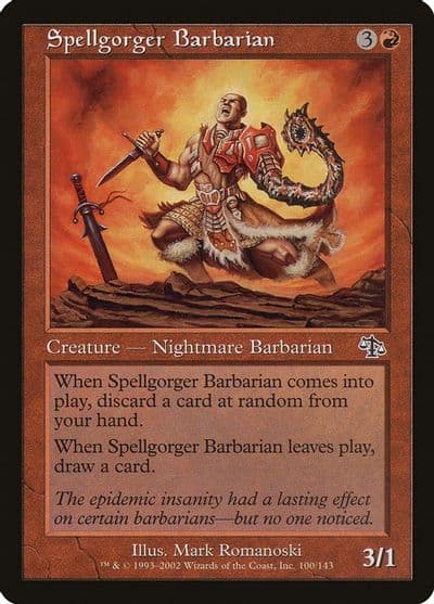 Spellgorger Barbarian Judgment Magic card