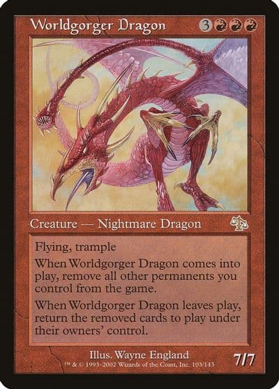 Worldgorger Dragon Judgment Magic card