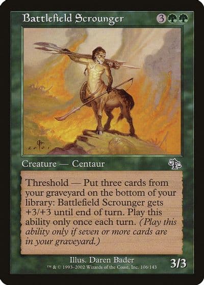 Battlefield Scrounger Judgment Magic card