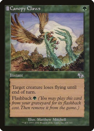 Canopy Claws Judgment Magic card