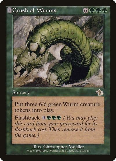 Crush of Wurms Judgment Magic card
