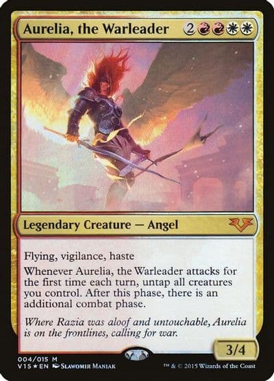 Aurelia the Warleader From the Vault: Angels Magic card