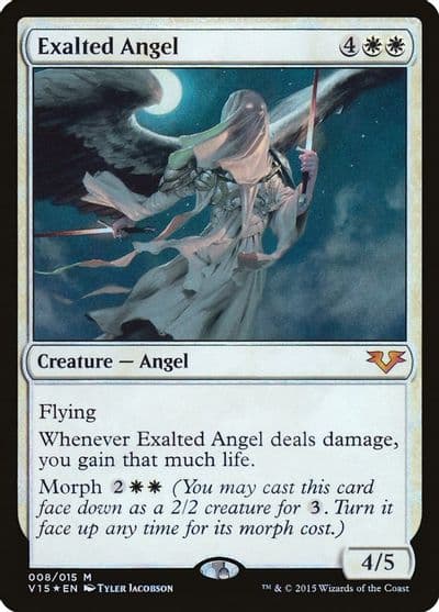 Exalted Angel From the Vault: Angels Magic card