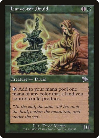 Harvester Druid Judgment Magic card