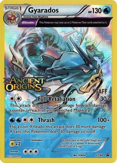 Gyarados - XY60 (Prerelease) [Staff] XY Promos Pokemon card