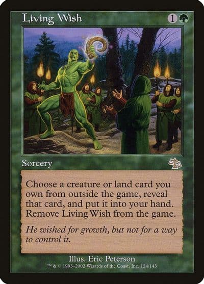 Living Wish Judgment Magic card