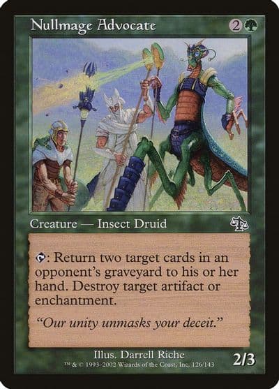 Nullmage Advocate Judgment Magic card