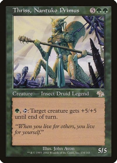 Thriss Nantuko Primus Judgment Magic card