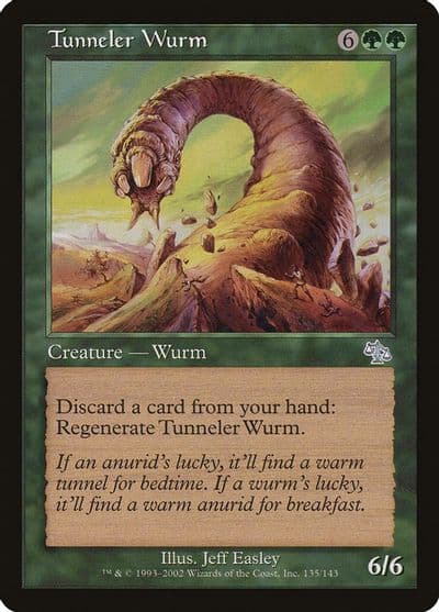 Tunneler Wurm Judgment Magic card
