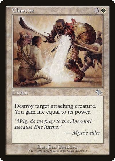 Chastise Judgment Magic card
