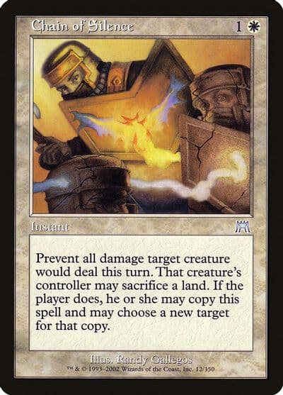 Chain of Silence Onslaught Magic card